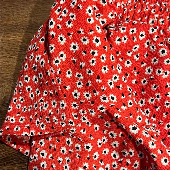 Zara Red Floral Kids Skort - Picture 3 of 4